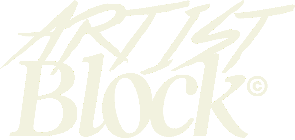 Artist Block Logo Dark Screen