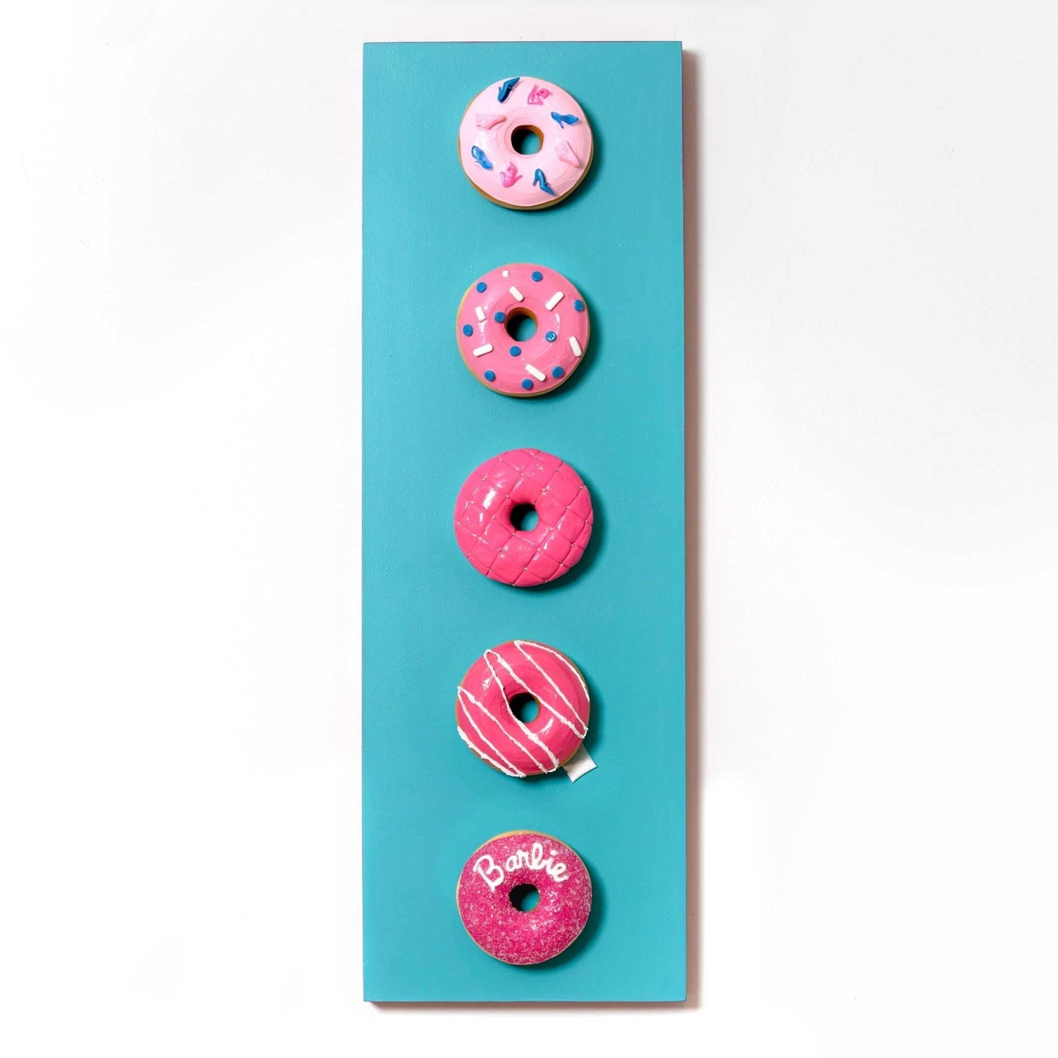 "Barbie DotNut" 12 x 36 by Anna Sweet - Artist Block Wine