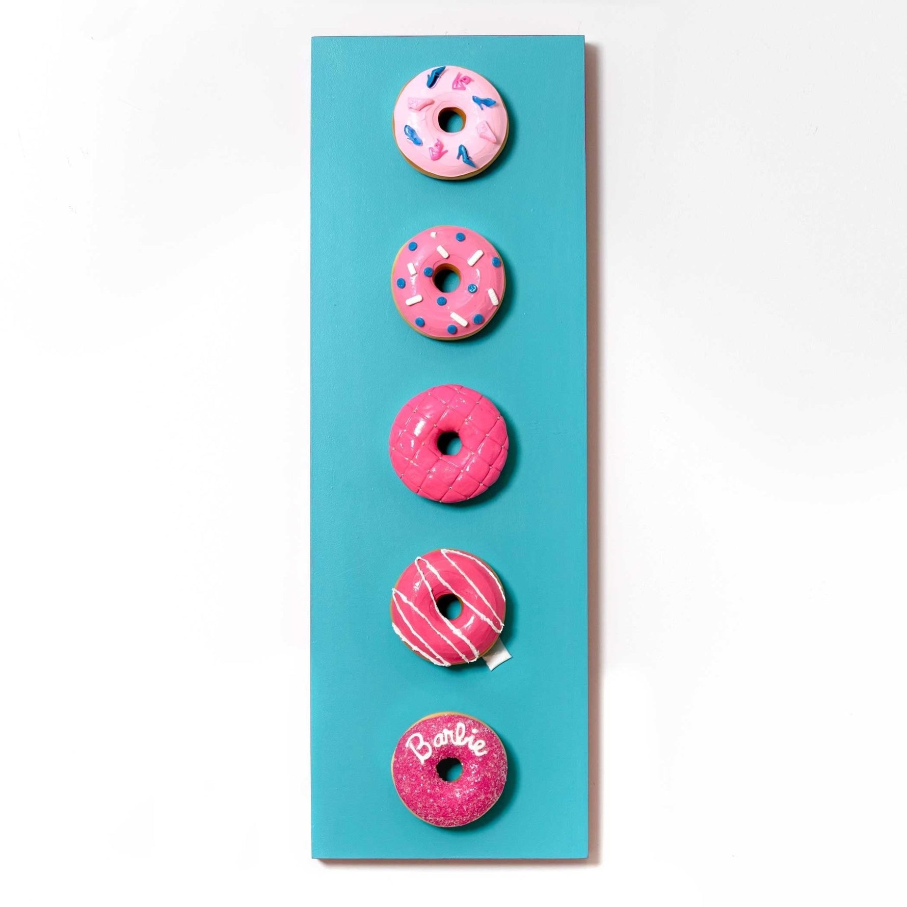 "Barbie DotNut" 12 x 36 by Anna Sweet - Artist Block Wine