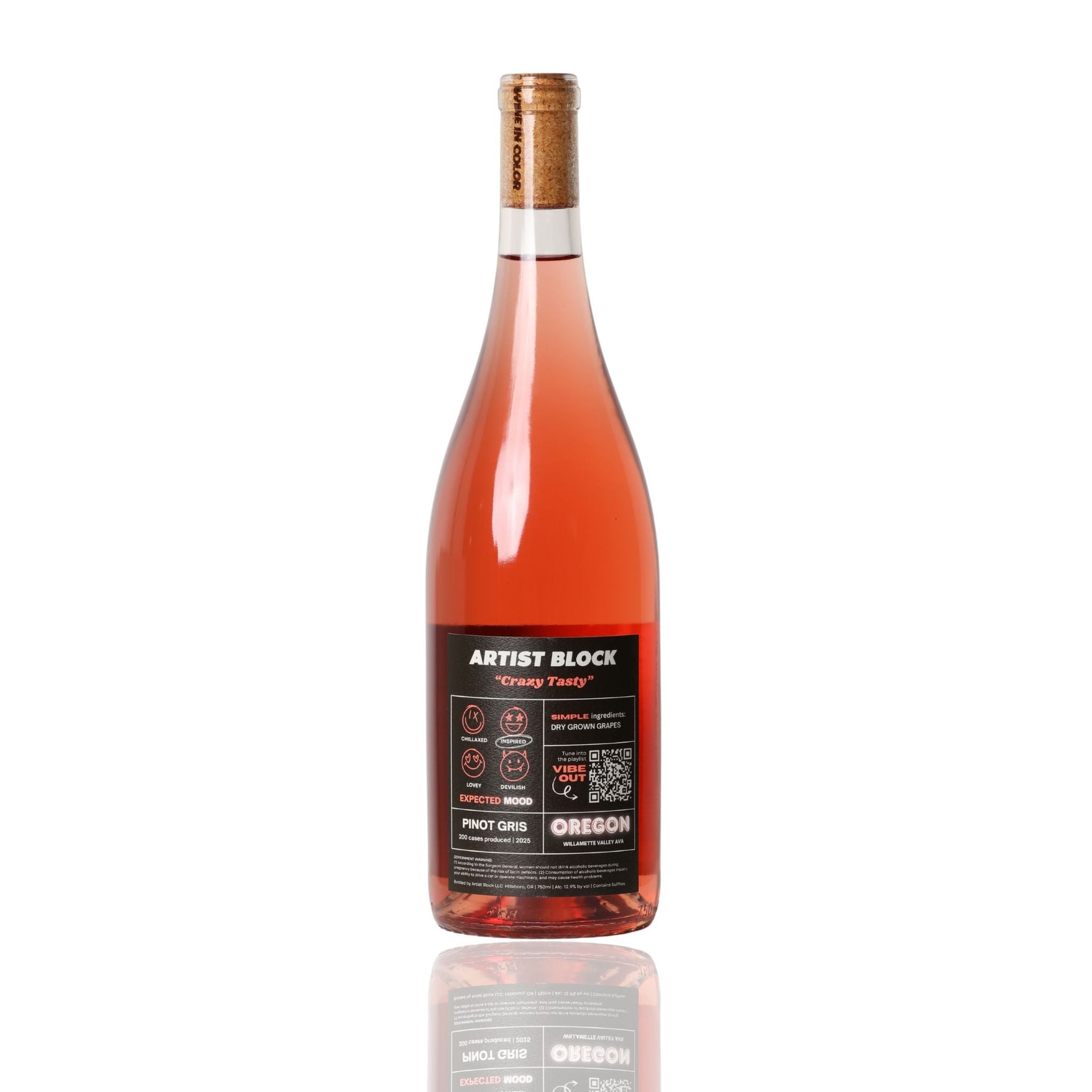 CRAZY TASTY | '25 Skin Contact Pinot Gris - Artist Block Wine