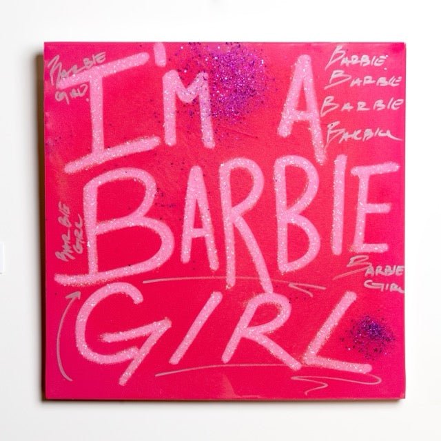 "I'm A Barbie Girl" 24 x 24 by Jory Coup - Artist Block Wine