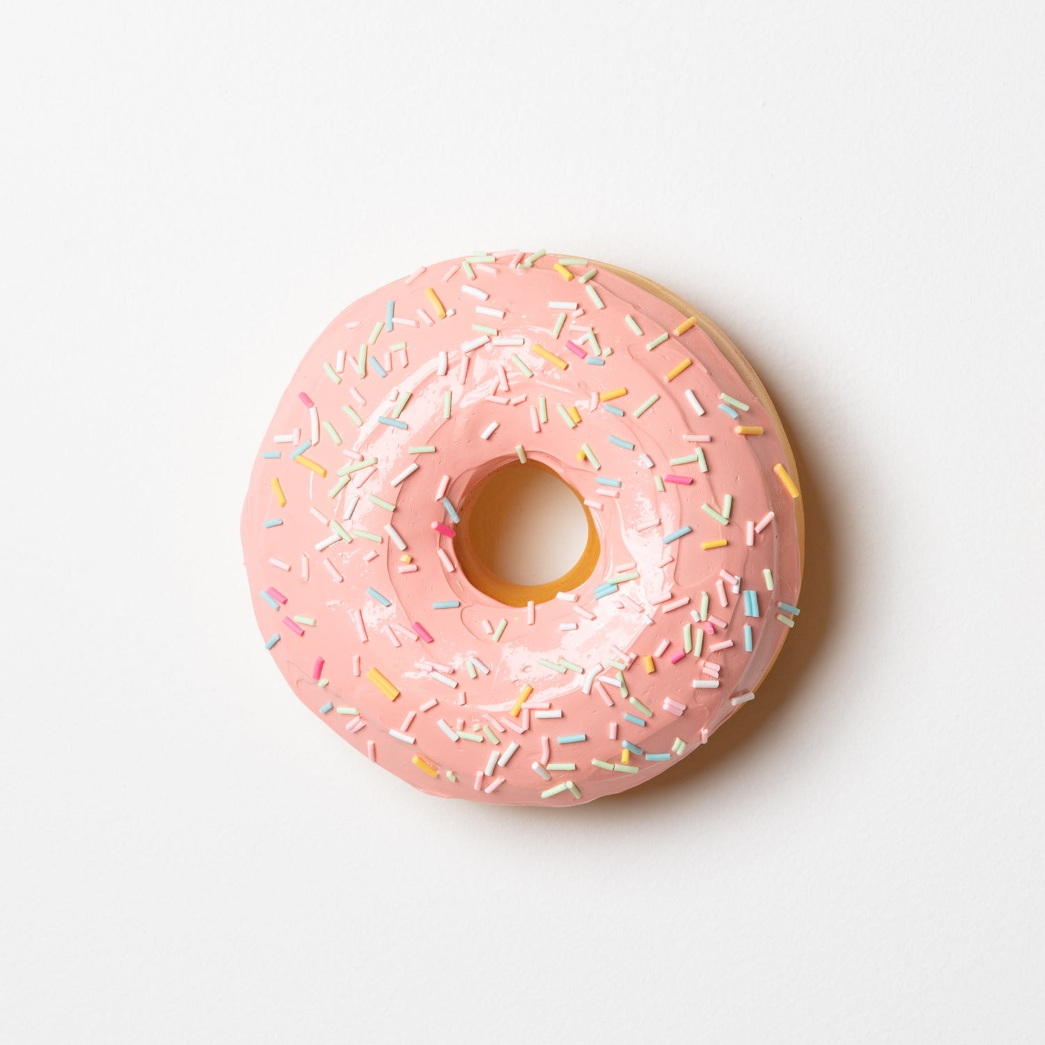 "Pink with Sprinkles" Dotnut by Anna Sweet - Artist Block Wine