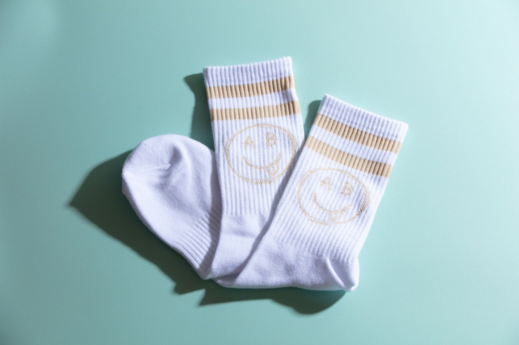 Smiley Crew Socks - Artist Block Wine