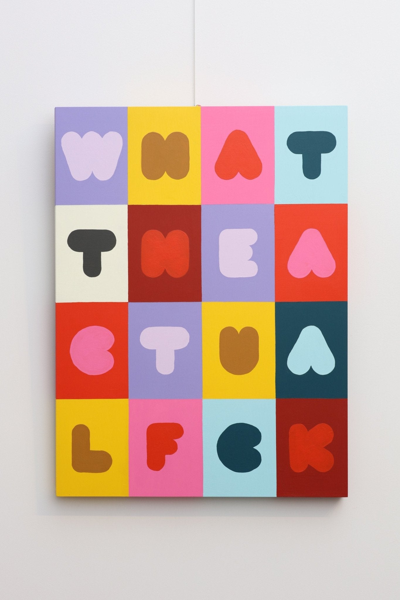 "What the Actual Fck" 30 x 40 by Jory Coup - Artist Block Wine